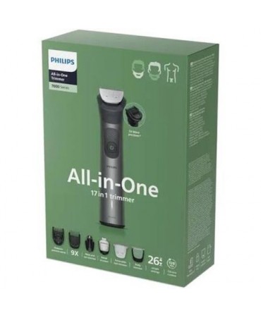 Philips Wet & Dry Multi Grooming Trimmer 17 in 1, Series 7000, MG7951/15 Black / Silver EU
