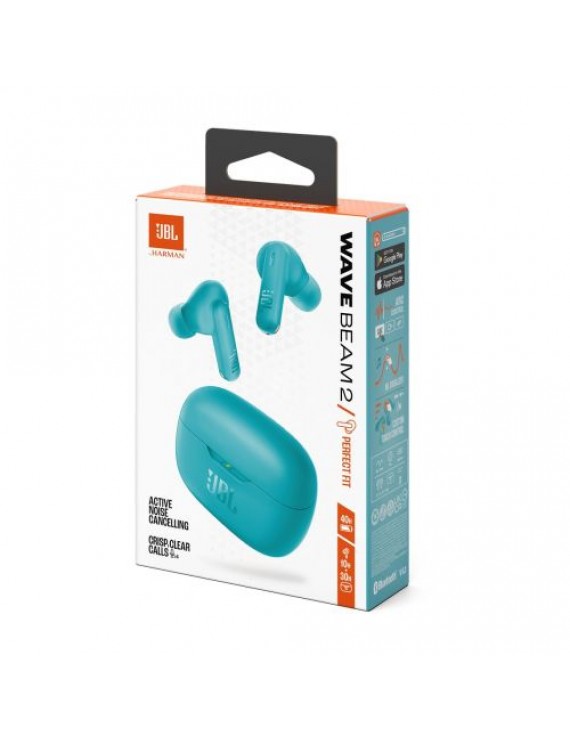 JBL Wave Beam 2 TWS Bluetooth Wireless In-Ear Earbuds Blue EU