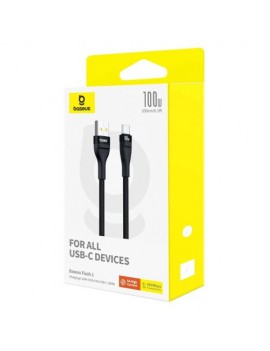 Baseus Cable USB-A - Type-C Flash 2 480mb/s, 100W, 1m, Black (P10311804111-00)