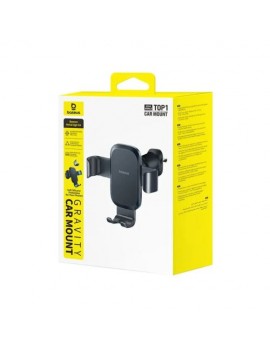 Baseus Car Mount Metal Age Go Gravity Phone holder (Air outlet Version) Black (C40478701123-00)