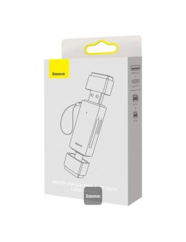 Baseus Card Reader Lite Series SD / TF to USB-A - Type-C Gray (WKQX060113)