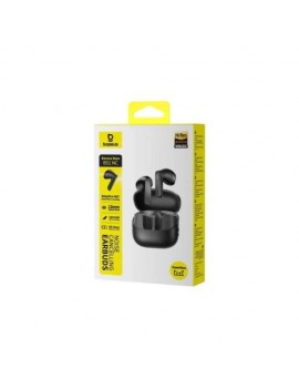 Baseus Earphone Bluetooth BH1 TWS, BT6.0 In-Earbuds with AI Clear Calls, Black (A0010102)