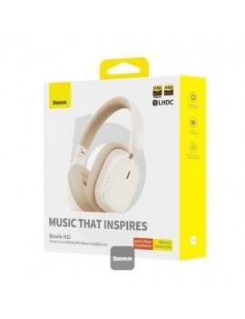 Baseus Earphone Bluetooth H1i TWS, BT5.3 In-Earbuds, IPX4, White (A00050402223-00)