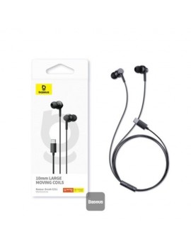 Baseus Earphone Encok CZ11 Wired with Mic Black (A00164300113-Z1)