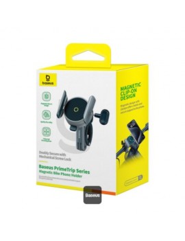 Baseus Phone Holder PrimeTrip Series for Bike, Scooter, Moped (5.7 - 7.2 inch), Black (C40569000121-00)