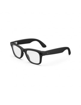 Ray-Ban Meta Wayfarer Gen2 Smart Glasses with AI, Size 53-50, G-15 Clear Lense, Matt Black EU