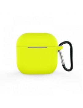 NoBrand Apple Airpods 4 Silicone Case, 2.5mm, Neonyellow