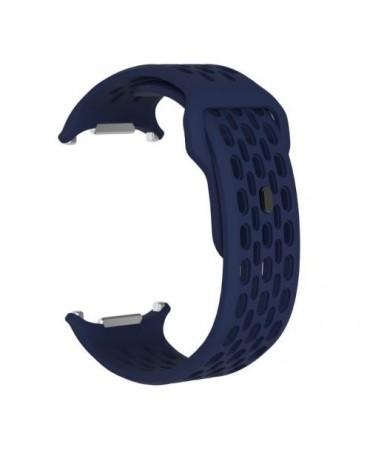 NoBrand Galaxy Watch Ultra Silicone Perforated Magnetic Strap 24mm, Navy