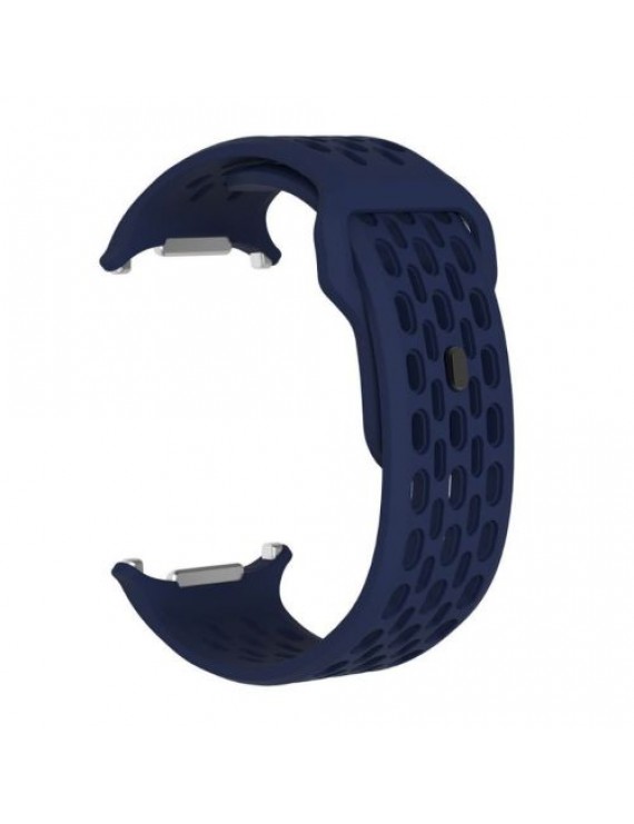 NoBrand Galaxy Watch Ultra Silicone Perforated Magnetic Strap 24mm, Navy