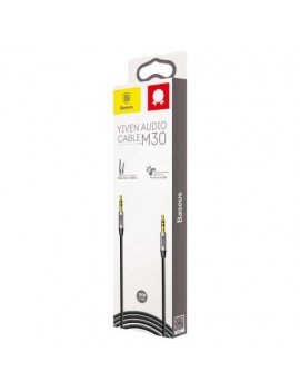 Baseus Audio Yiven M30 Cable 1.5M Silver/Black (CAM30-CS1)