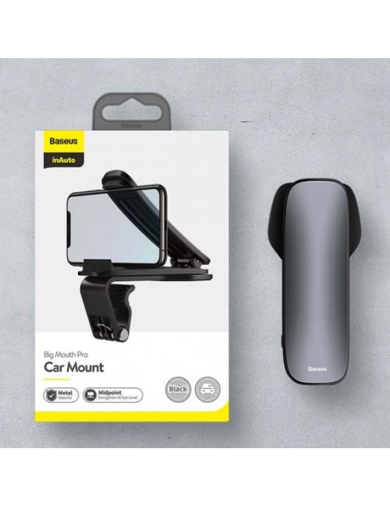 Baseus Car Mount Big Mouth Pro series holder (4,7 - 6,5 inch) Black (SUDZ-A01)