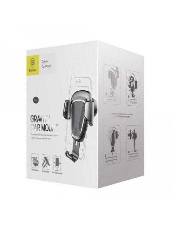 Baseus Car Mount Gravity Phone holder Black (SUYL-01)