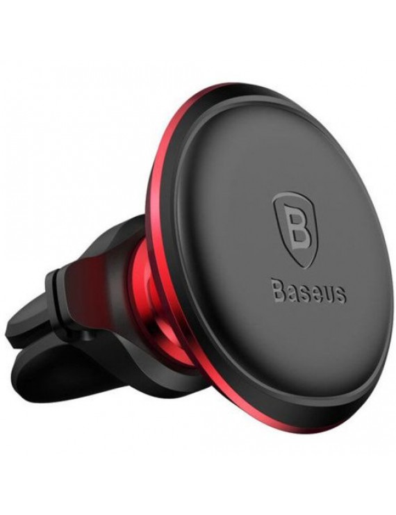 Baseus Car Mount Magnetic Car Air vent Phone Holder, Red/ Black (SUGX020009)
