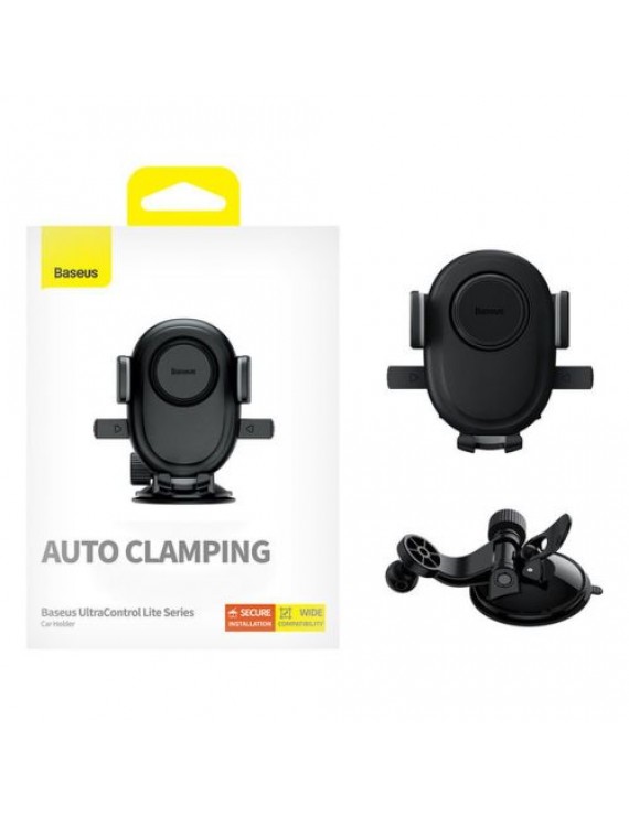 Baseus Car Mount Ultra Control Clamp Holder (Dashboard Version) Black (C40351700111-00)