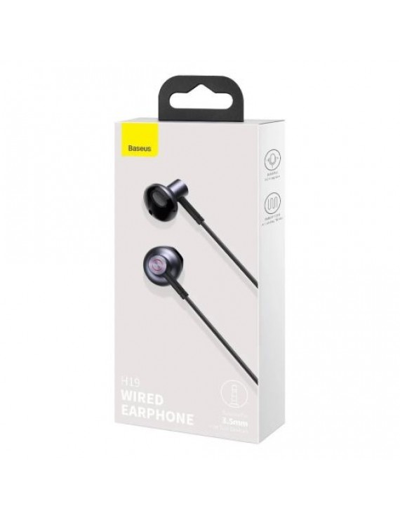 Baseus Earphone Encok H19 Wired Black EU (NGH19-01)