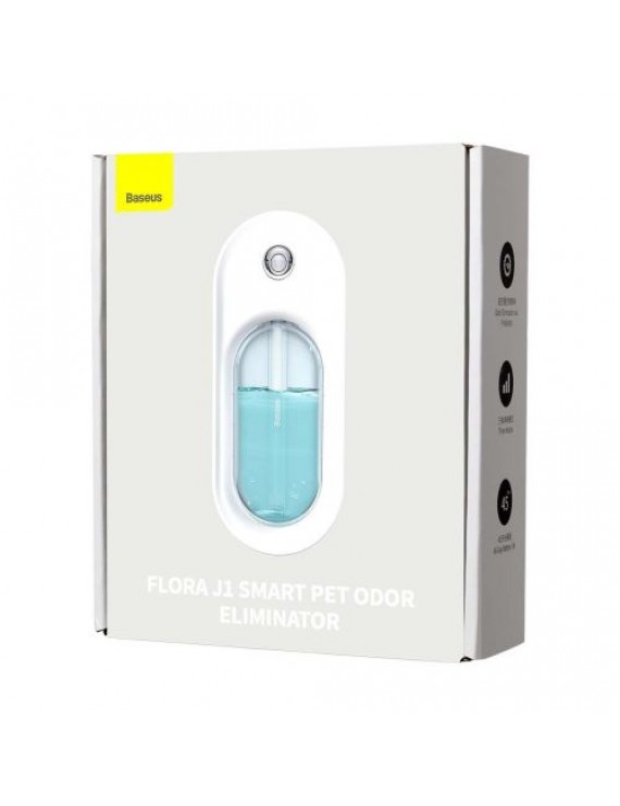 Baseus Home for Pet Flora J1 Animal Odor Neutralizer, 30-day battery working time, 1500 mAh White (ACFJ000002)