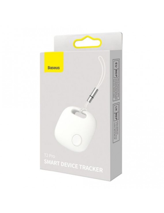 Baseus Home Intelligent T2 Pro Keychain Wireless Key and Other Object Finder BT 5.0 White (FMTP000002)