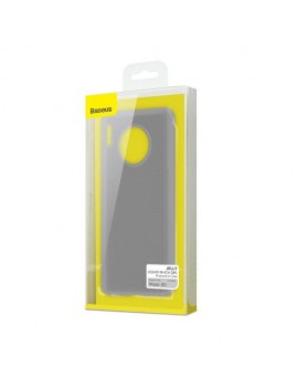 Baseus Huawei Mate 30 case Jelly Liquid Silica Gel Transparent Black (WIHWMATE30-GD01)