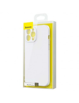 Baseus iPhone 13 Pro Max case Liquid Silica Gel Protective White (ARYT000502)