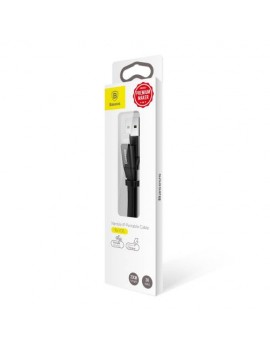 Baseus Lightning Nimble Cable Portable 2A 0.23m Black (CALMBJ-B01)