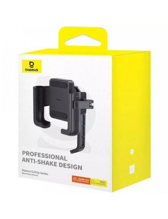 Baseus Phone Holder GoTrip Series for Bike, Scooter, Moped (5.7 - 7.2 inch), Black (C40572301111-01)