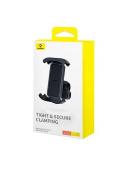Baseus Phone Holder QuickGo Series for Bike, Scooter, Moped (5.7 - 7.2 inch), Black (C40561500113-00)