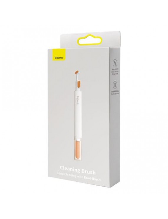 Baseus Tool Headphone Cleaning Brush 3-in-1 Different Tips, White (NGBS000002)