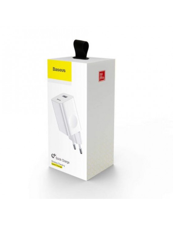 Baseus Travel Charger Quick Charger White EU (CCALL-BX02)