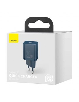 Baseus Travel Charger set Super Si 1C PD Fast charger 20W Blue EU (CCSUP-B03)