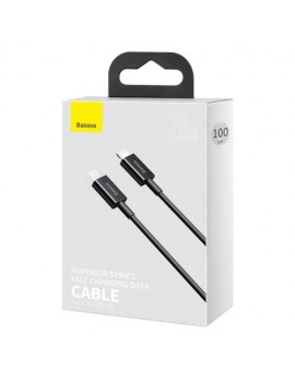 Baseus Type-C - Lightning Superior Series fast charging data cable, PD 20W, 1m, Black (CATLYS-A01)