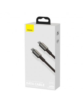 Baseus Type-C - Type-C cable Tungsten Gold Fast charging and data 100W (20V/5A) 2m Black (CATWJ-A01)