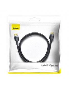 Baseus Video cable Cafule 4KHDMI Male To 4K HDMI Male, 2m, Black (CADKLF-F01)