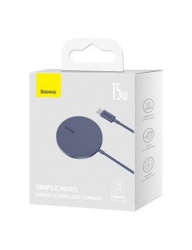 Baseus Wireless Charger Magnetic Simple Mini3, 15W, Purple (CCJJ040205)