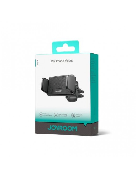 Joyroom Car Mount Clamp Holder (Air Outlet Version) 4.5-6.7 inch, Black (JR-ZS377)