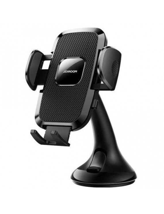 Joyroom Car Mount Clamp Holder (Dashboard and Windshield Version) with Extendable Arm, 360 rotation, 4.7-6.9 inch, Black (JR-ZS259)