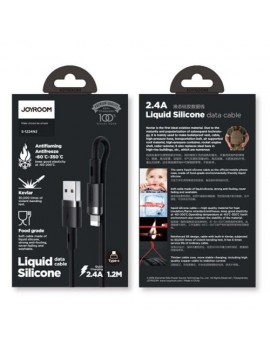 Joyroom Lightning - USB Cable 2.4A, 1.2m Black (S-1224N2)