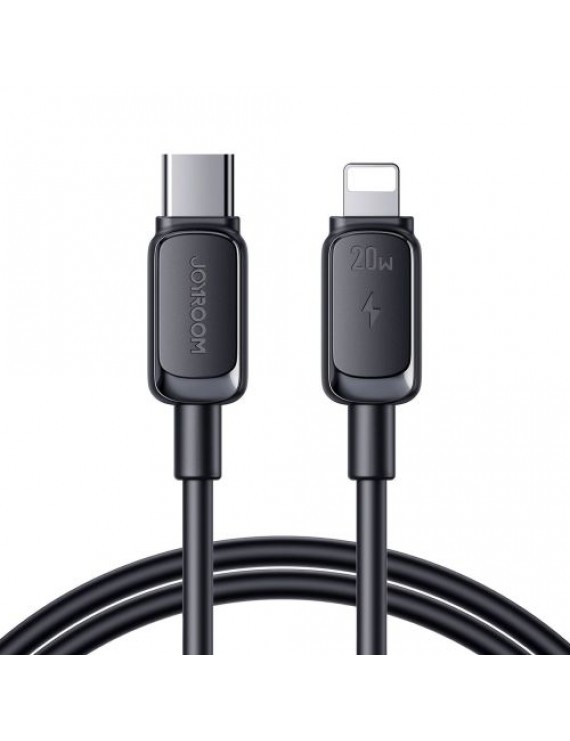 Joyroom Type-C - Lightning Cable Multi-Color Series A14, 20W, 480mb/s, 1.2m, Black (S-CL020A111B)