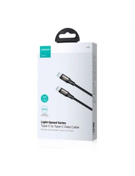 Joyroom Type-C - Type-C Cable 100W, 1.2m, Black (SA25-CC5)