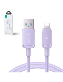 Joyroom USB - Lightning Cable Multi-Color Series A14, 480mb/s, 2.4A, 1.2m, Purple (S-AL012A141P)