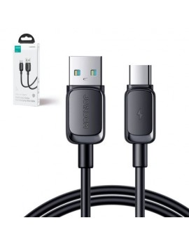 Joyroom USB - Type-C Cable Multi-Color Series A14, 480mb/s, 3A, 1.2m, Black (S-AC027A141B)