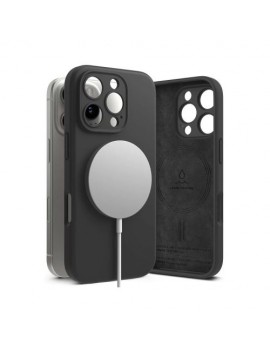 Ringke iPhone 16 Pro Case Silicone Magnetic Black