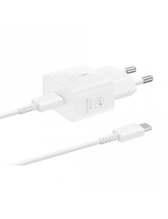 Samsung Travel Charger 25W EP-T2510X PD 3.0 with Type-C to Type-C cable (1m) White EU (EP-T2510XWEGEU)