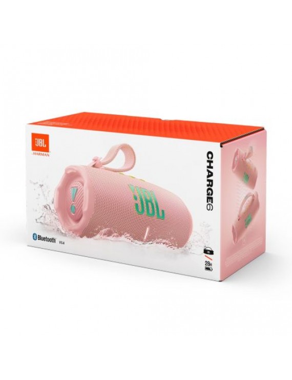 JBL Charge 6 Bluetooth Wireless Speaker Pink EU