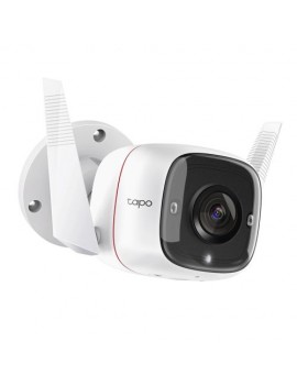 TP-Link Camera Tapo TC65 Wi-Fi Outdoor Security Pan/Tilt, 2K 3MP, Night Vision, White EU