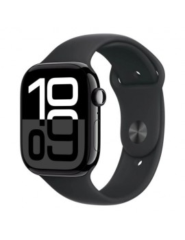 Apple Watch Series 10 GPS 42mm Jet Black Alu Case, Black Sport Band S/M EU MWWE3