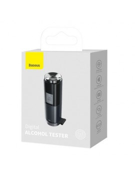 Baseus Car Tool Alcohol Breathalyser Breathless Series, PD 5V (with USB - Type-C 1m cable), Black (CRCX-01)