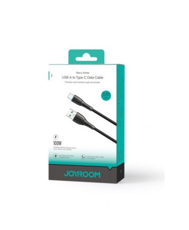 Joyroom USB - Type-C Cable Starry Series, 480mb/s, 100W, 1m, Black (SA32-AC6)