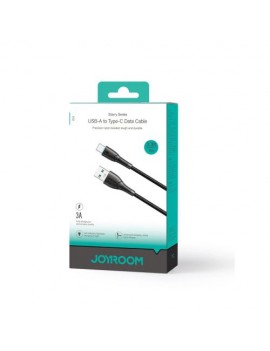 Joyroom USB - Type-C Cable Starry Series, 480mb/s, 3A, 1m, Black (SA32-AC3)