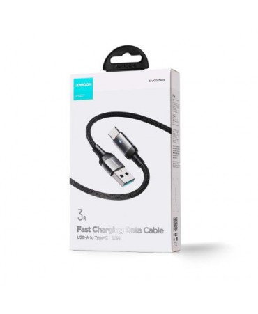 Joyroom USB - Type-C Data Cable, 3A, 1.2m, Black (S-UC027A10)