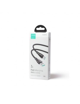 Joyroom USB - Type-C Surpass Series Fast Charging and Data Cable, 3A, 1,2m, Black (S-UC027A11)